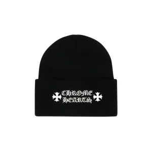 Czapka beanie Black Chrome Hearts