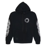 Bluza z kapturem Black Chrome Hearts