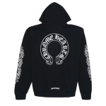 Bluza z kapturem Black Chrome Hearts