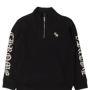Bluza z haftowanym zamkiem błyskawicznym Chrome Hearts