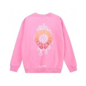 Bluza z kolorowym logo Chrome Hearts wysokiej jakości