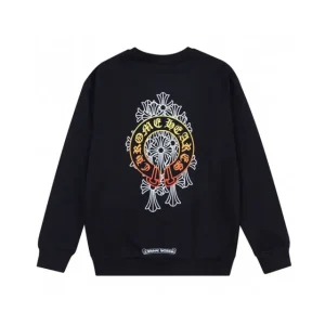 Bluza z kolorowym logo Chrome Hearts