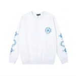 Bluza z okrągłym dekoltem Chrome Hearts Blue Logo