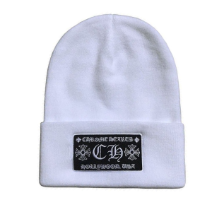 Czapka beanie Chrome Hearts – biała