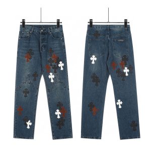 Jeansy Chrome Hearts Black White Label