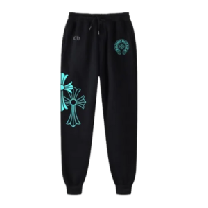 Spodnie dresowe Chrome Hearts Blue Triple Cross