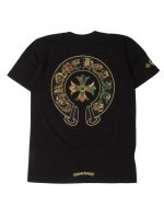Koszulka z kieszenią w kamuflażu Chrome Hearts Cemetery Cross