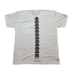 Koszulka z napisem „Chrome Hearts Cemetery Tire Tracks”
