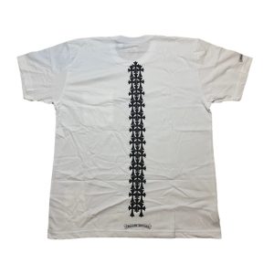Koszulka z napisem „Chrome Hearts Cemetery Tire Tracks”