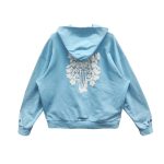 Bluza z kapturem Chrome Hearts Dagger Blue