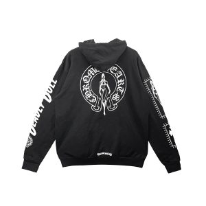Bluza z kapturem Chrome Hearts Deadly Doll Comic Horseshoe