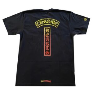 Koszulka z logo Chrome Hearts Gradient