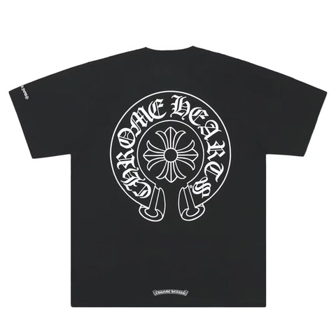 Koszulka z kieszonką i logo Chrome Hearts Horseshoe – czarna Koszulka z kieszonką i logo Chrome Hearts Horseshoe – czarna