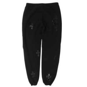 Spodnie dresowe Chrome Hearts Leather Cross Patch