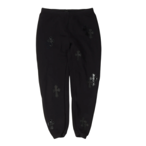 Spodnie dresowe Chrome Hearts Leather Cross Patch