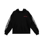 Bluza z kapturem i kwiatowym motywem chomper od Chrome Hearts Matty Boy