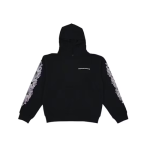 Bluza z kapturem i logo na ramieniu Chrome Hearts Matty Boy w kolorze czarno-różowym