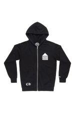 Chrome Hearts × Comme des Garcons × Dover Street Market Czarna bluza z kapturem