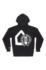 Chrome Hearts × Comme des Garcons × Dover Street Market Czarna bluza z kapturem