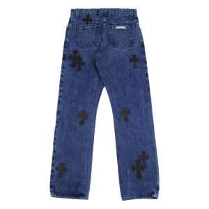 Jeansy CH Cross Leather Patches