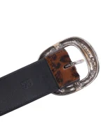 Chrome Hearts Pas rewolwerowca z kucykiem w panterkę