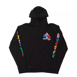 Wielokolorowa bluza z kapturem Chrome Hearts