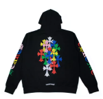 Wielokolorowa bluza z kapturem Chrome Hearts