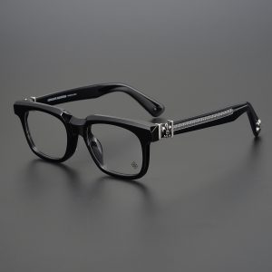 Okulary Chrome Hearts Silver Black