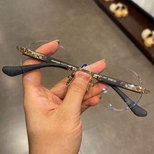 Okulary przeciwsłoneczne Chrome Hearts Rimeless Black