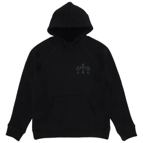 Bluza z kapturem Chrome Hearts 711 Cemetery Cross Nylon Ch w kolorze czarnym Bluza z kapturem Chrome Hearts 711 Cemetery Cross Nylon Ch w kolorze czarnym