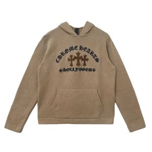 Bluza z kapturem Chrome Hearts Cashmere Khaki