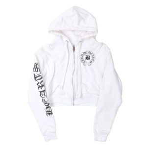 Bluza z kapturem Chrome Hearts Cropped​